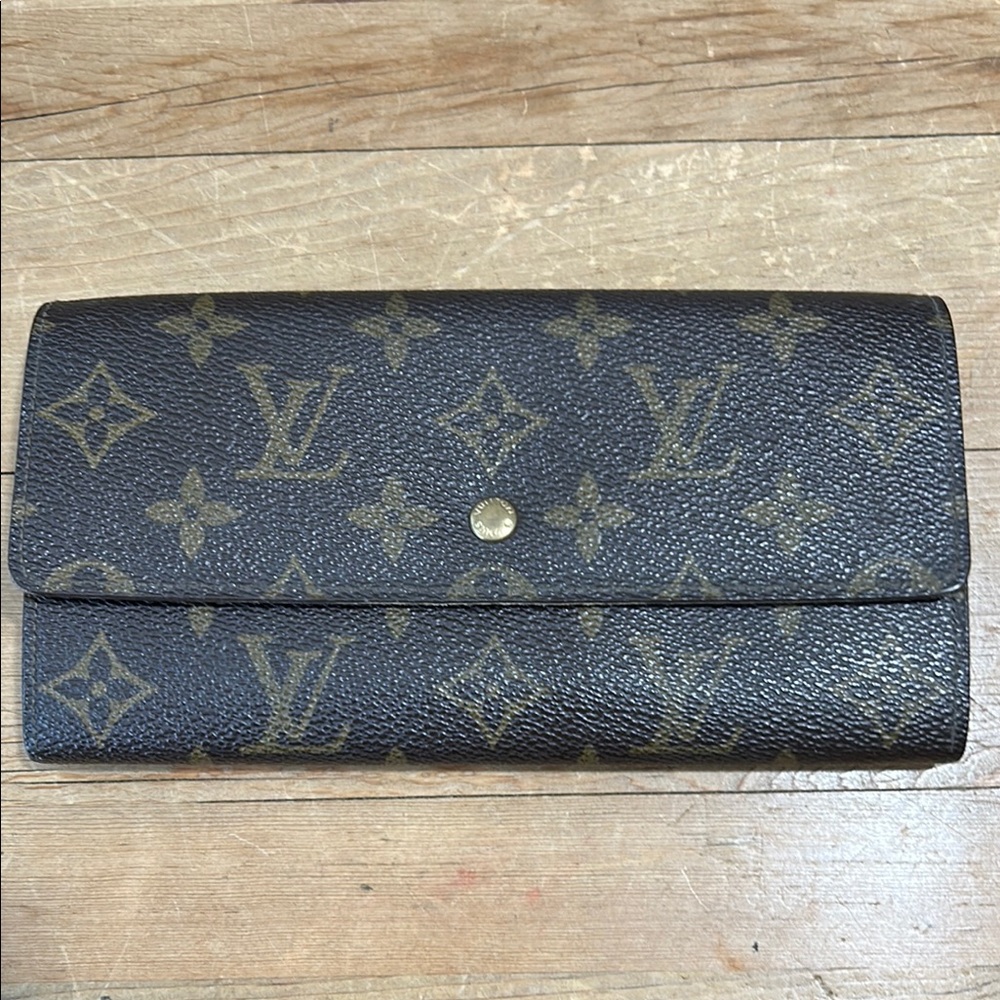 Vintage LV Mono Snap Long Wallet